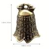 2 Pieces, Brass Bell, Brass Keychain, Metal Trim Retro Trim, Metal Keychain, Retro Keychain, Metal Trim Brass Trim