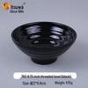 Черная melamine-миска для лапши Wuhe 8,75 дюйма