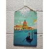 Venice Tourism Metal Poster, Vintage Travel Wall Art