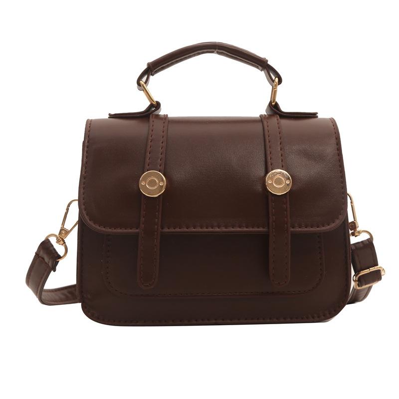 Women'S Bag Summer Fashion Handbag Texture Pu Small Square Bag Foreign Style Versatile Shoulder Bag