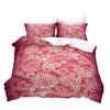 Floral 3D Digital Printing Quilt Cover Sheet Three-Piece Bedding Kit Home Textiles Bohemian Flowers