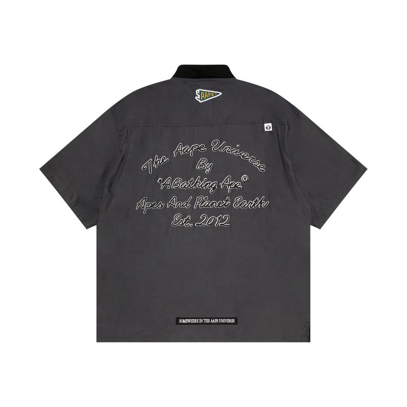 Aape logo-appliqué short-sleeve shirt AAPSRM8524XXO