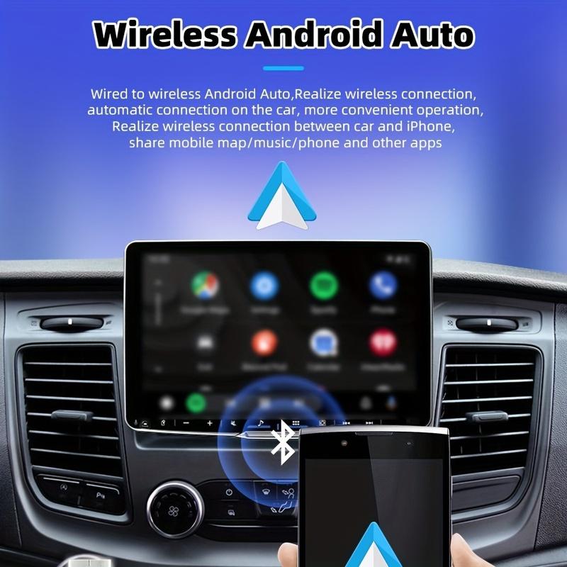 1pc 2026 New Upgraded Wireless CarPlay & Android Auto Adapter – Requires Factory Wired Support (Not for Aftermarket Units)
