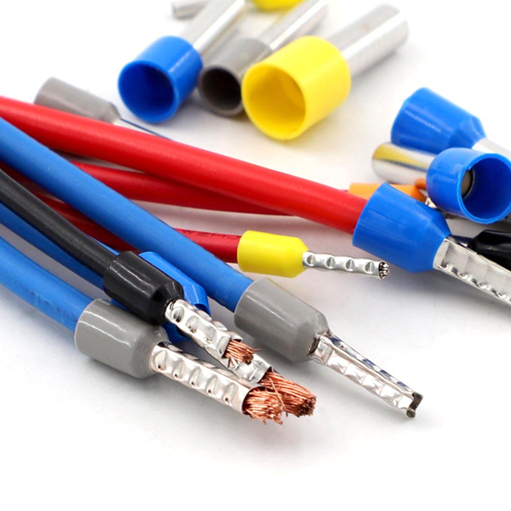 Набор инструментов для обжима, включая 18 типов 960 шт. изолированных саморегулирующихся наконечников для проводов