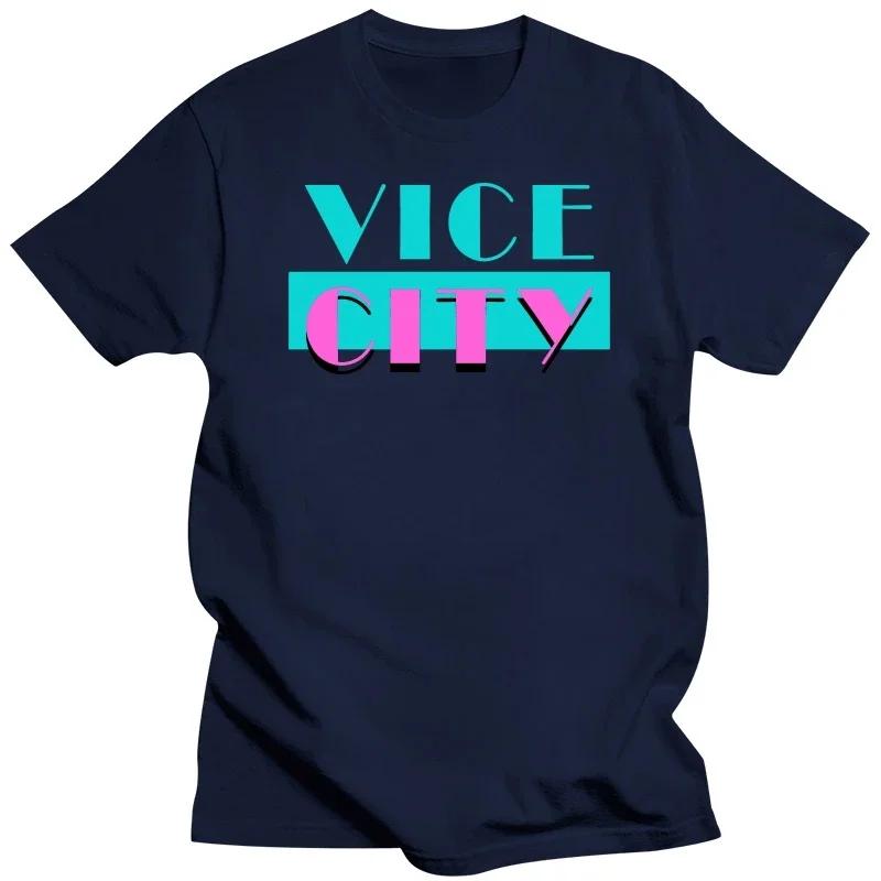 GTA Grand Theft Auto Игровая Футболка из Ткани Vice City Классическая Футболка Повседневная Одежда Ofertas