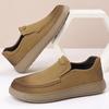 Fashion Outdoor Male Loafers Comfortable Men's Moccasins Soft-Soled Slip-On Flats Versatile Casual Shoes Business Formal Leather Shoes