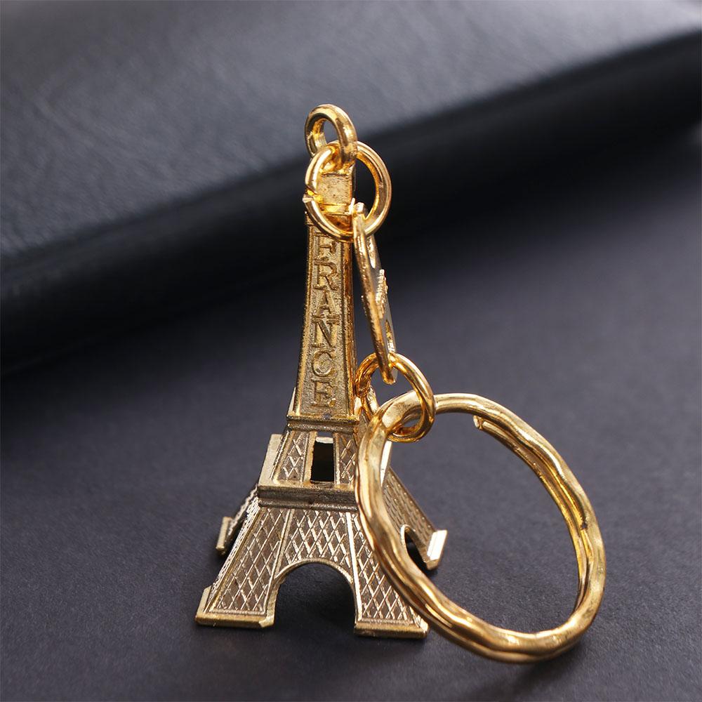 Zinc Zinc Alloy Eiffel Tower Bag Pendant Fashion Paris Keyring Creative France Tower Keychain  Backpack Decor