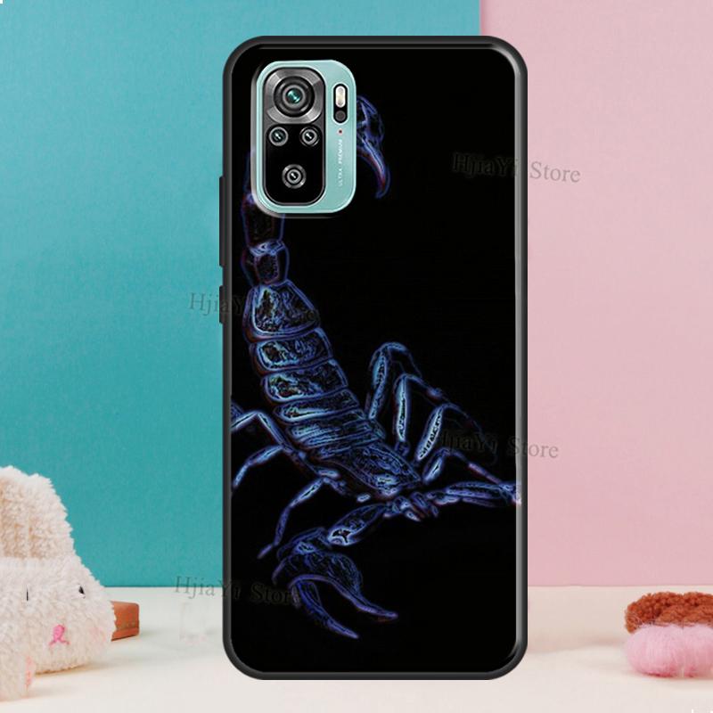 Скорпион Для Xiaomi Redmi Note 11 Pro 11S 10S 9S Note 8 9 10 Pro Чехол Для Redmi 10 9 9T 9C 9A