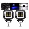 2PC 3Inch 12V 24V 6500K 40W Waterproof CREE LED Angel Eyes Light Bar Offroad Car Boat Led Work Light Spot Light