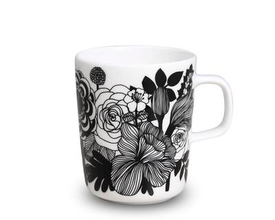 Кружка Marimekko Черная и 68423 197 250 мл, Siirtolapuutarha, Белый, [Товар]