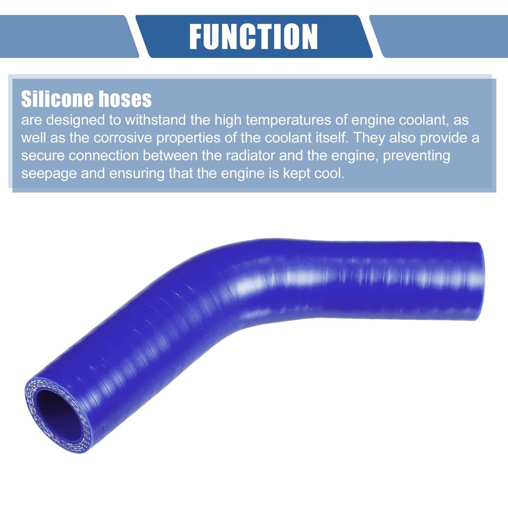 X AUTOHAUX Silicone Hose Silicone Hose Radiator Hose 1 Piece Inner Diameter 19-22mm Length