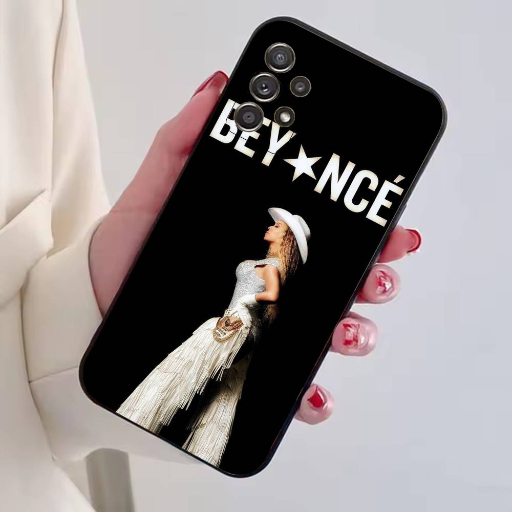 Singer B-Beyonce Phone Case For Samsung S25,S24,S21,S22,S23,S30,Ultra,S20,Plus,Fe,Soft Silicone Black Cover