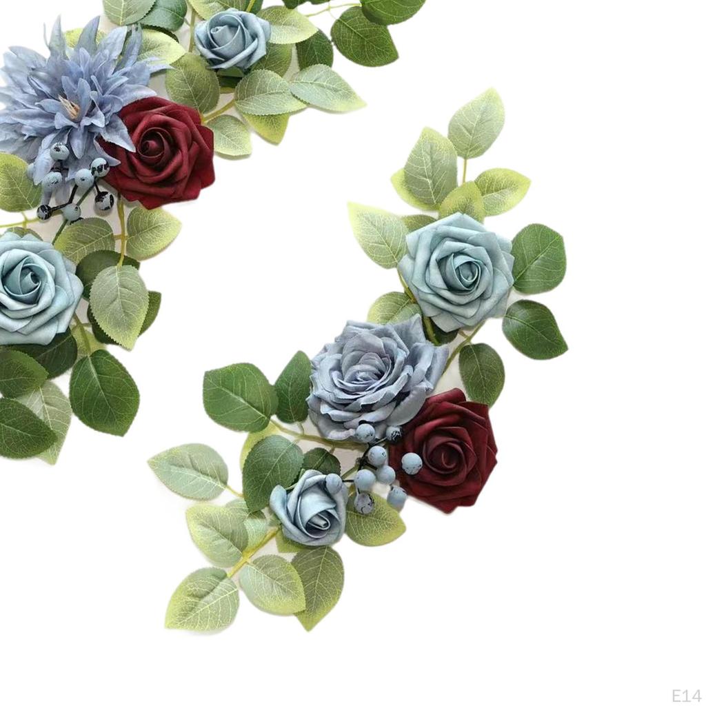 2 шт. Свадебная арка цветы искусственный цветок гирлянда современный фон венок угол