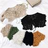 New Vintage Style Womens Doll False Fake Collar Hollow Out Crochet Lace Half Shirt Shawl Lace Cutout Shawl