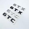 3D Flat Letters ABS Emblem GTX GTC ID4 ID6 for Volkswagen Car Tailgate Trunk Lid Nameplate Badge Logo Sticker Chrome 