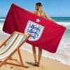 England National Men's Football Team Print Beach Towel, Large Soft Quick Dry Towel for Beach Camping Swimming