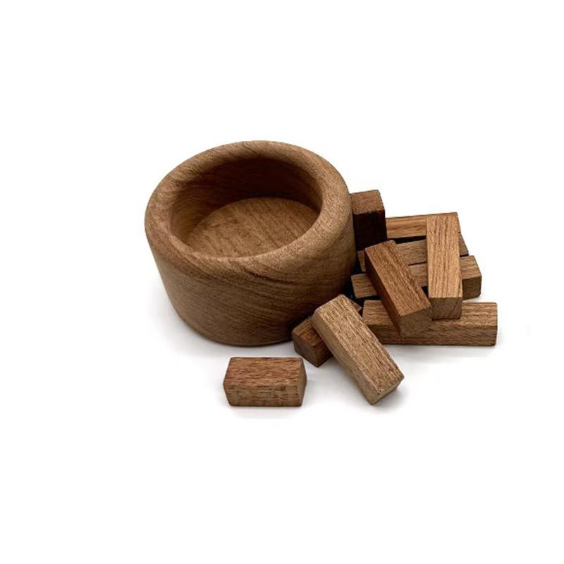 Small Wooden Aroma Diffuser Ornament for Office Fragrance