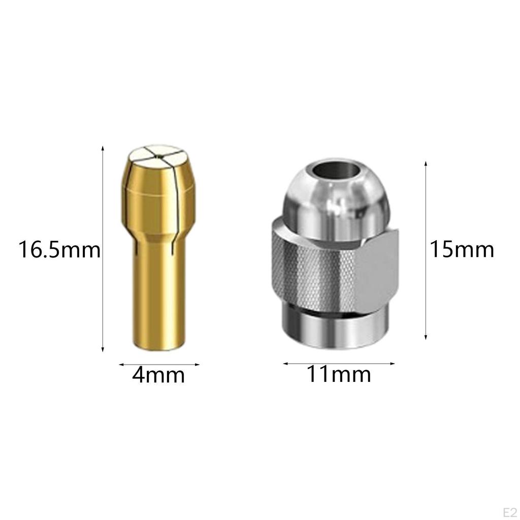 Drill Chuck Collet Set Accessory Copper 4486 Replacement Handle Rotary Tool for Easy To