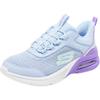 Skechers Универсальные удобные простые низкие кроссовки для бега для девочек, детские кроссовки, сине-фиолетовые 303969L-LAV