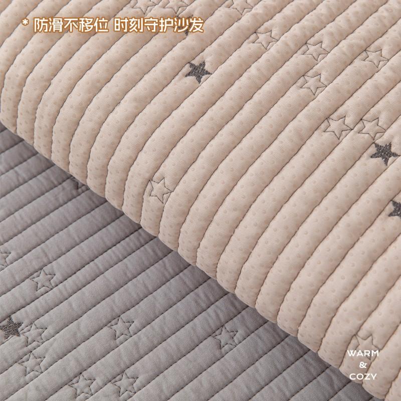 Nordic Minimalist Solid Cotton Sofa Cushion Non-Slip Thick Seat Pad All