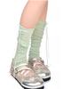 Miu Stacking Socks Cover Women'S Heel Streamer Bow Calf Socks Spring And Summer Mesh Breathable Leg Cover Jk Stockings