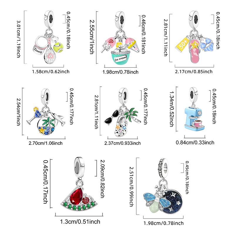 Медь Морская Черепаха Мороженое Милые Подвески Светлячки Бусина Подходит для Изготовления Браслетов-Браслетов Сделай Сам Подарок Высококачественной Ювелирии