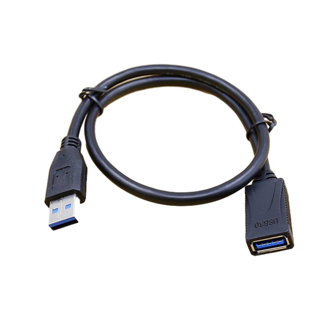 Удлинительный кабель USB3.0 с поддержкой передачи данных со скоростью 5 Гбит/с, удлинительный кабель с разъемами «папа-мама», линия передачи данных, синий/черный