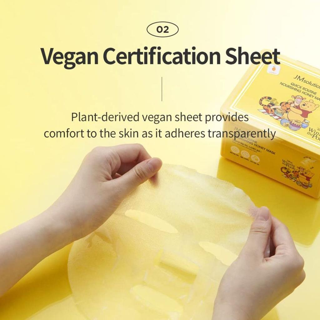 JMSOLUTION Disney Quick Routine Nourishing Honey Mask 30ea ORIGINAL STORE