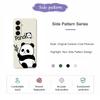 For Samsung Galaxy A17 5G Case Panda Pattern Printing Straight Edge TPU Phone Back Cover