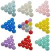 Творческий кулон 20 шт. 10 мм свободные бусины ожерелье браслет DIY изготовление ювелирных изделий конфетного цвета одно отверстие оптовая продажа акриловые круглые ювелирные аксессуары