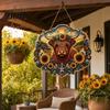 Comfortable Touch Pendant Highland Cow Diamond Art Hanging Ornament, Sunflowers Decor, Creative Unique Home Decor Accessory Aesthetic Decorative