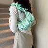 Y2k Bowknot Shoulder Bag Korean Style Women Underarm Handbag Portable Bow Pleated Armpit Bag  Girls