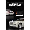 1/18 Rolls-Royce Phantom Model Car, Zinc Alloy Pull Back Toy Diecast Car with Sound and Light, Realistic Modeling Model Toy111