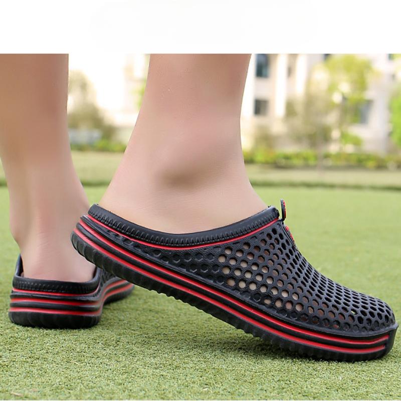 Модные сандалии унисекс, повседневные пляжные сандалии для пар, шлепанцы, нескользящие мужские тапочки, женская обувь, пляжные тапочки