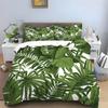 Тропические листья Пододеяльник Твин Кинг Узор пальмовых листьев Комплект постельного белья для комнаты мальчика девочки Ботанический Чехол для одеяла с листьями монстеры