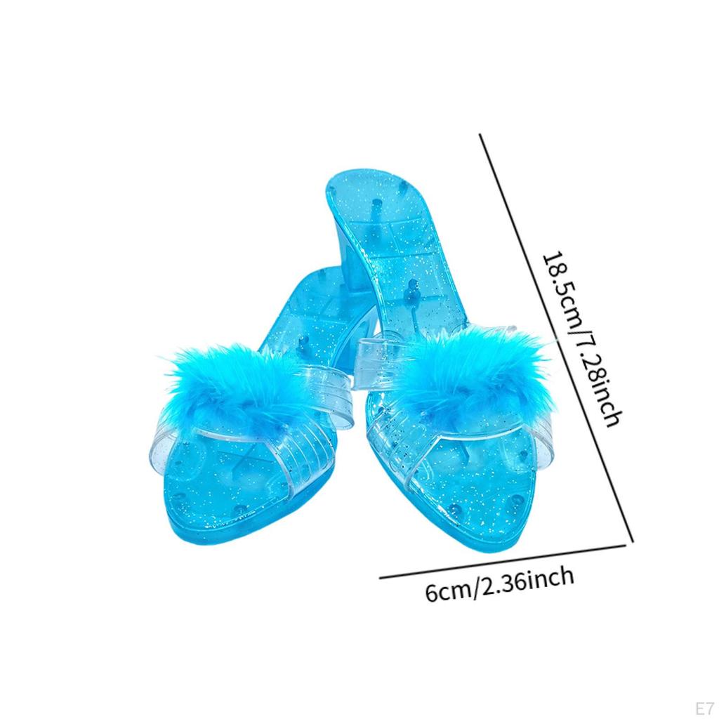 Девочки Портативные и Многофункциональные Туфли Принцессы Слипоны Нарядные для Косплей Вечеринки Дня Рождения