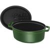 Кокотница Zwilling Staub овальная 40х33см базилик зеленый 6,7л (40509-691-0)