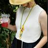 Anti-Loss Phone Lanyard Long Rope Hanging Neck Strap New Knit Phone Lanyard  Camera