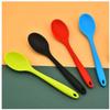 Colorful Silicone Spoon Heat Resistant Non-stick Rice Spoons Kitchenware Tableware Learning Spoon Cooking Kitchen Tool Tableware