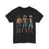 African American Cowboys T Shirt Western Rodeo Schwarz Cowboy Vintage Washed Comfortable Versatile Unisex Stylish Homme