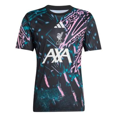 adidas Ливерпуль Мягкая Удобная Прочная Футболка с Круглым Вырезом и Коротким Рукавом Унисекс Топы KB1447