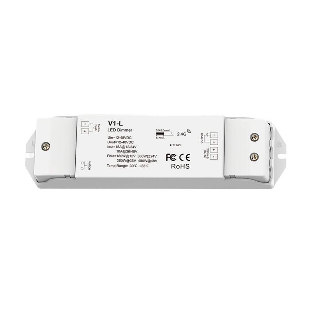 Skydance V1 V1-L V1-K V1-H 2.4G LED Dimmer Controller 1/3/4 Channel Dimmer WiFi RF Touch CV Controller For Single Led Strip