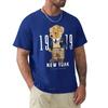 New York 1979 Cute Teddy Bear T Shirt Harajuku Short Sleeve T-shirt 100% Cotton Graphics Tshirt Tops#Color