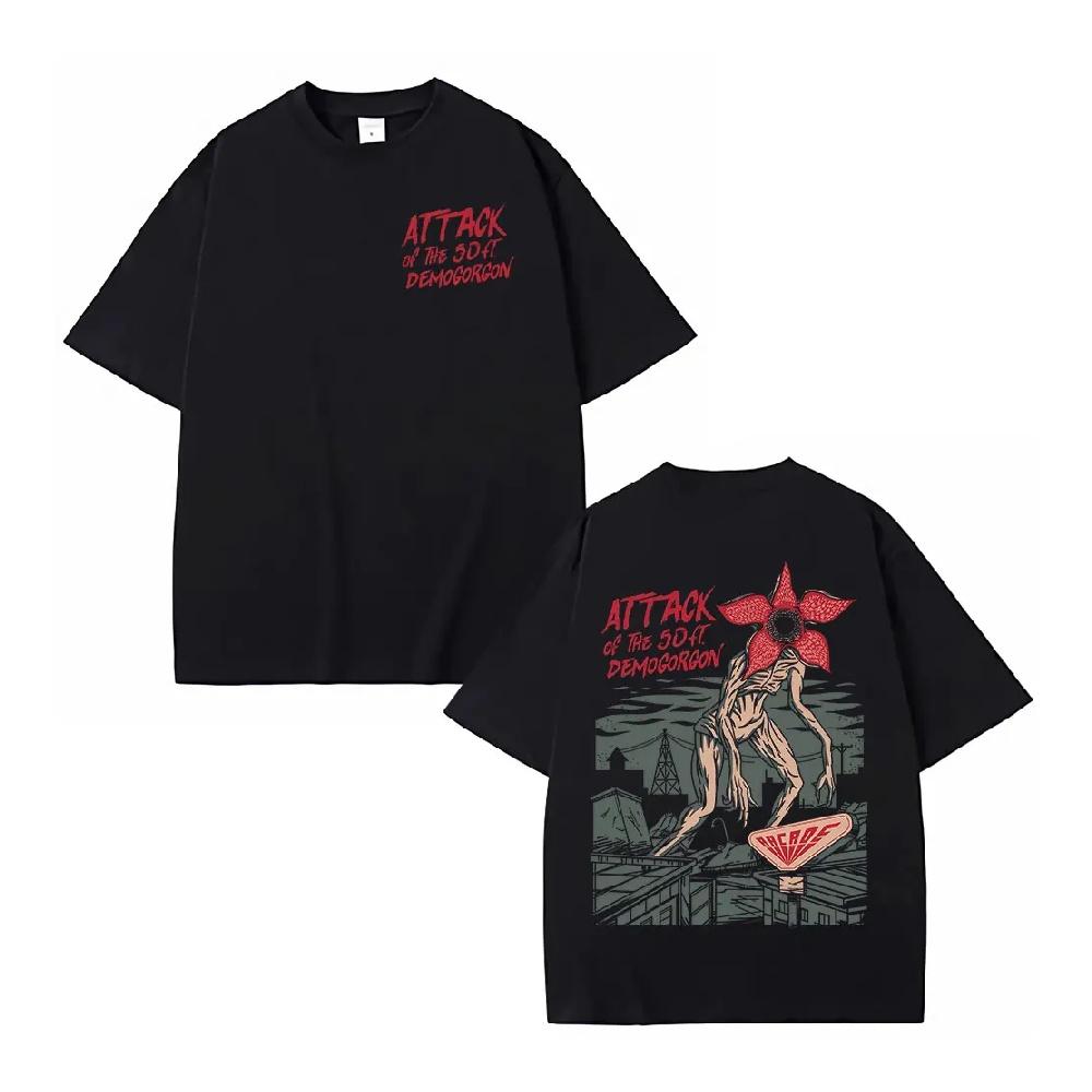 Eddie Munson The Demogorgon T-shirt Cannibal Flower Graphic T Shirts Men Women Summer Fashion Harajuku Short Sleeves T-shirts