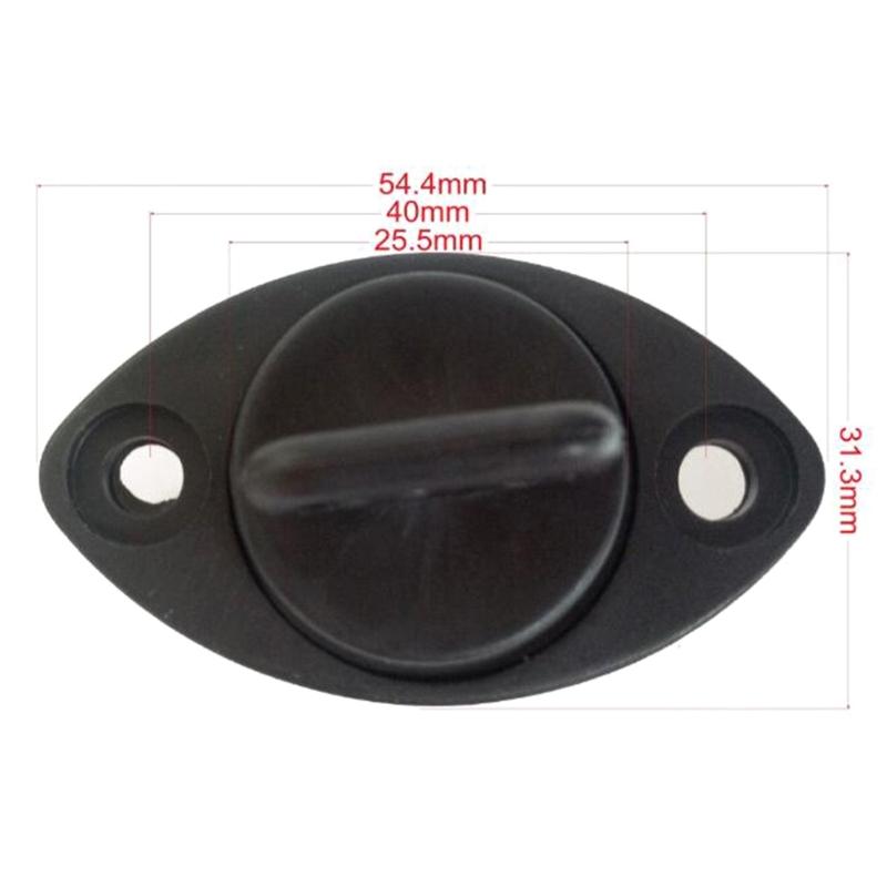 Универсальные Стандартные Самоудерживающиеся Черные Нейлоновые Заглушки для Слива Морских Лодок Яхт Каяков Корпуса Транца Замена