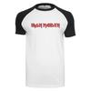 MerchCode Mens Iron Maiden Logo Baseball T-Shirt