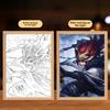 23см/9,06дюйма Honor Of Kings Световая живопись 3D Игровые периферийные устройства Светодиодный ночник Декор стола для спальни Коллекционный Праздничные принадлежности