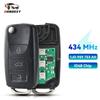 Dandkey откидной ключ, автомобильный дистанционный ключ для VW Volkswagen Passat Bora Polo Golf Beetle 1J0 959 753 AH 2005 2006 2007 2008 2009 2010