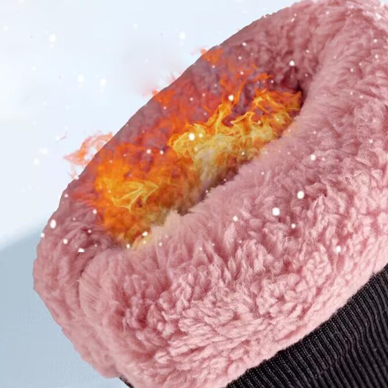 Лыжные перчатки Зимние бархатные Нескользящие водонепроницаемые утолщенные теплые перчатки для верховой езды на открытом воздухе с сенсорным экраном