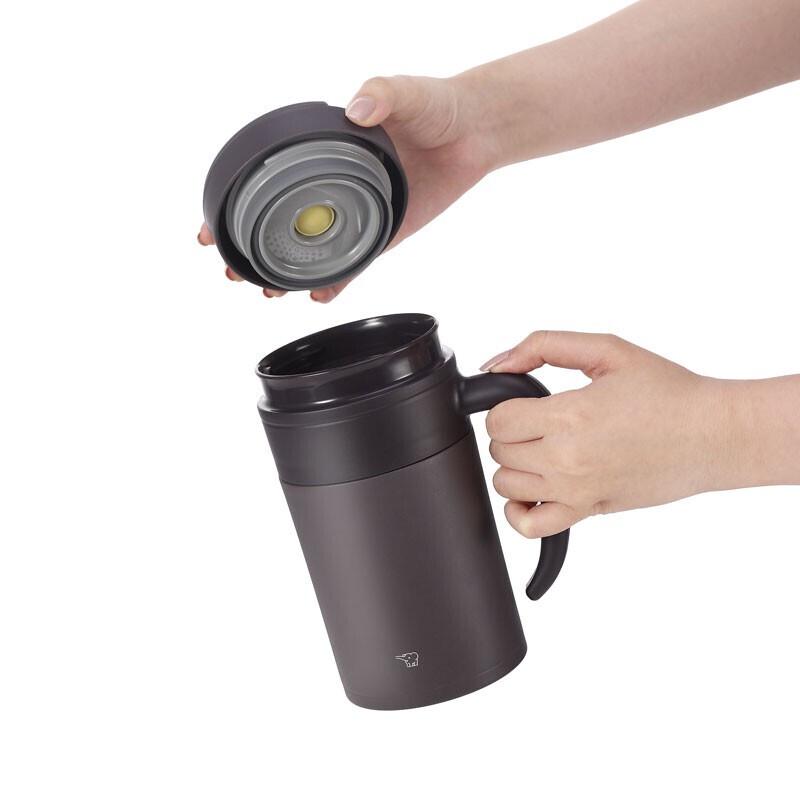 Термокружка Zojirushi с вакуумной изоляцией и ситечком для чая
